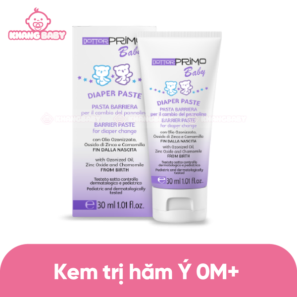 Kem trị hăm Dottor Primo baby Ý 30ml 0M+