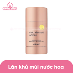 Lăn khử mùi nước hoa Armaf Club de nuit woman