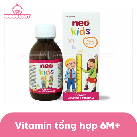 Siro vitamin tổng hợp Neokids Vit & Min 6M+