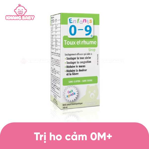 Siro ho cảm Enfants 0-9 100ml 0M+