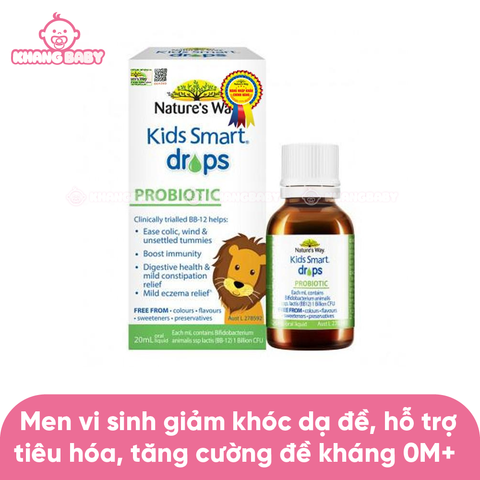 Men vi sinh Nature's Way Probiotic 20ml 0M+