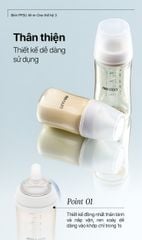 Bình sữa Moyuum PPSU thế hệ 3