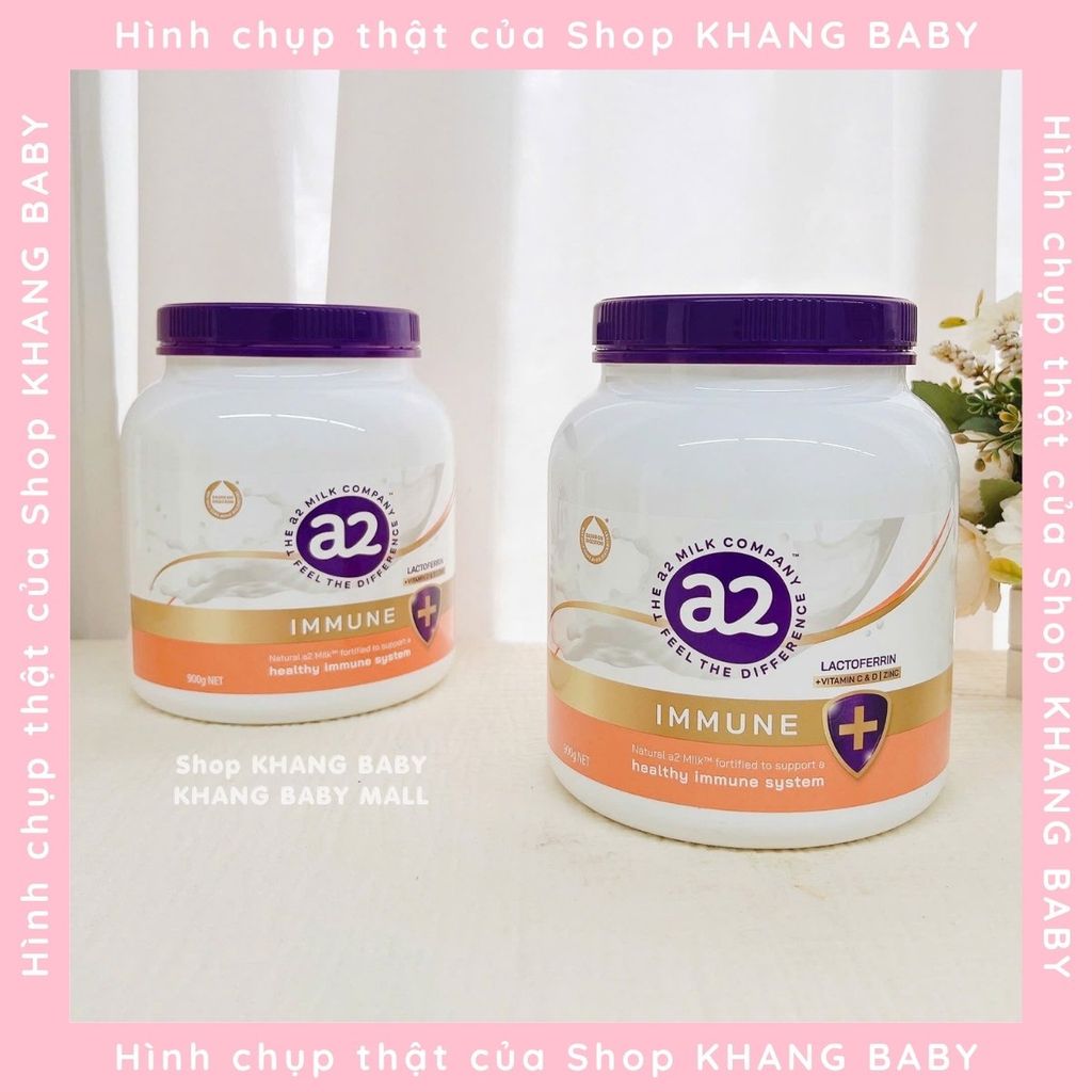 Sữa bột A2 Immune Lactoferrin tăng đề kháng 900g