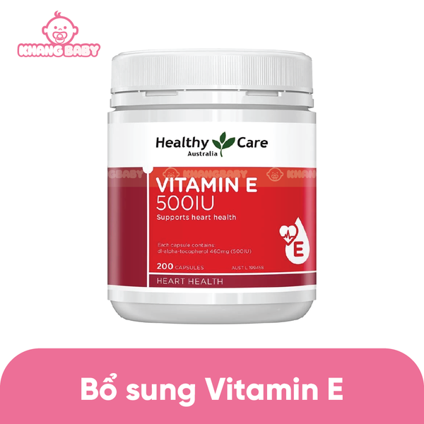 Vitamin E 500I.U Healthy Care 200 viên