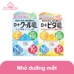 Nhỏ dưỡng mắt Rohto Nhật 12Y+
