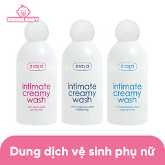 Dung dịch vệ sinh INTIMATE Creamy Wash 200ml