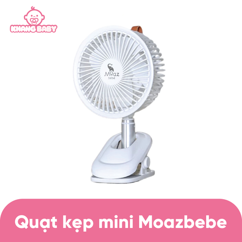 Quạt kẹp tích điện Moazbebe MB063