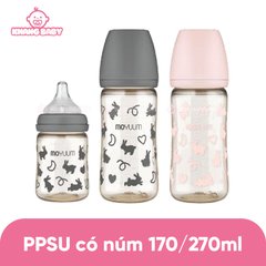 Bình sữa Moyuum họa tiết thỏ