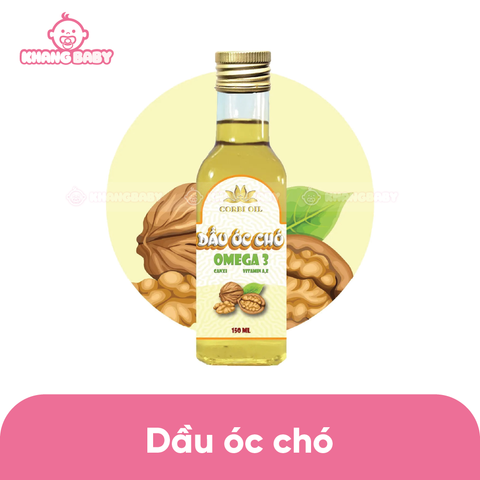 Dầu óc chó ăn dặm Corbi Oil 6M+