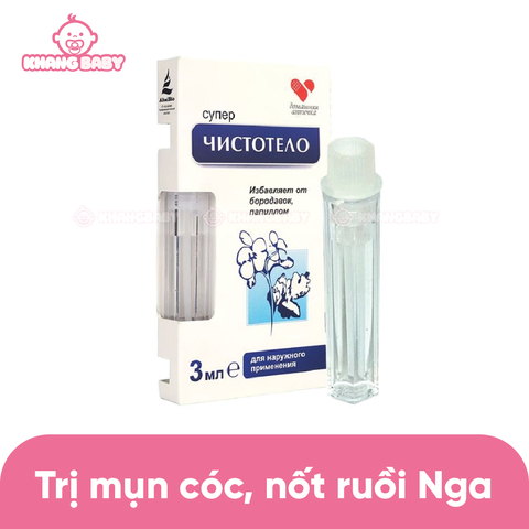 Gel tẩy nốt ruồi mụn cóc Cynep Dvelinil Nga 3ml