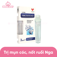 Gel tẩy nốt ruồi mụn cóc Cynep Dvelinil Nga 3ml