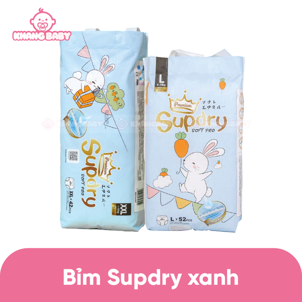 Bỉm Supdry xanh