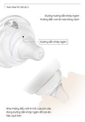 Núm bình sữa silicon Moyuum Real Fit Thế hệ 3