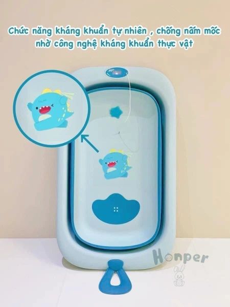 Chậu tắm Honper kèm nhiệt kế HP112