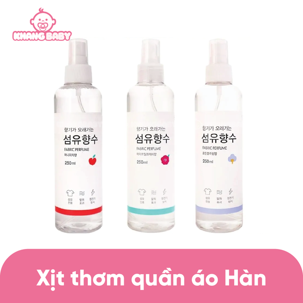 Xịt thơm quần áo Fabric perfume Hàn