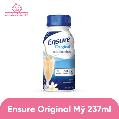 Sữa pha sẵn Ensure Mỹ vani 237ml