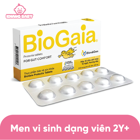 Men vi sinh Biogaia dạng viên 2Y+