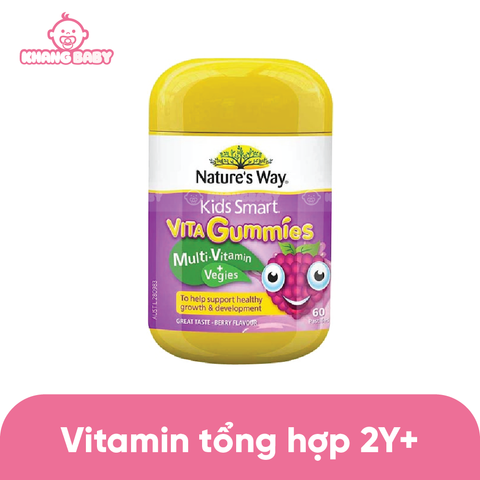 Kẹo vitamin tổng hợp Nature's Way Gummies Multivitamin 2Y+