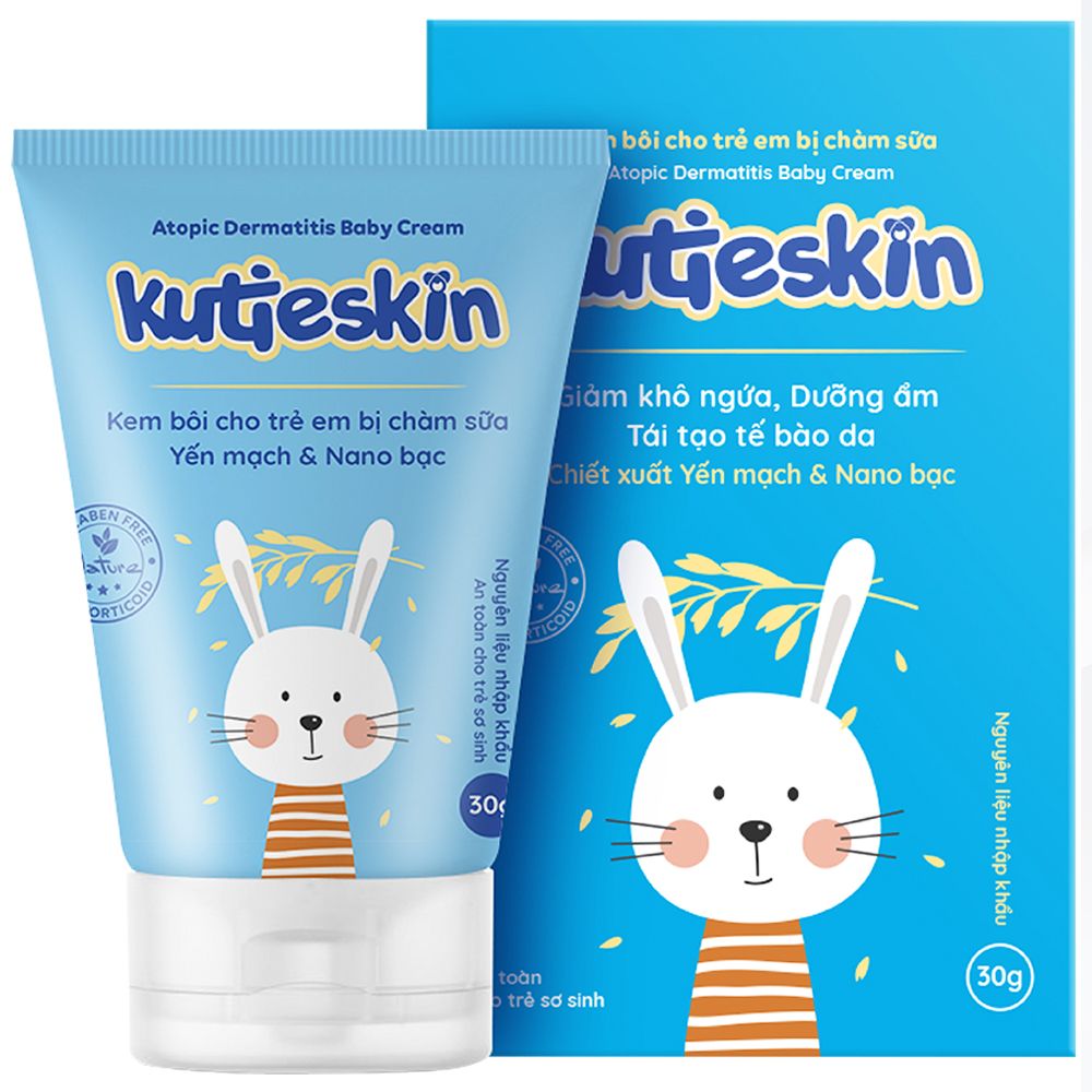 Kem bôi Kutieskin trị chàm sữa, dưỡng ẩm cho bé