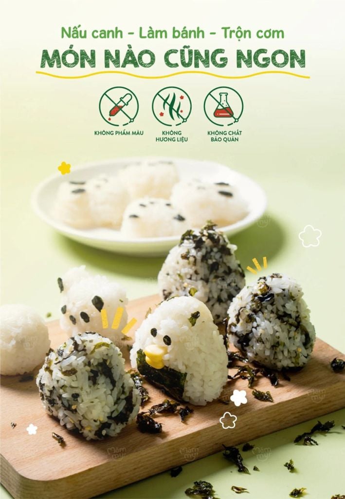 Rong biển rắc cơm Măm My