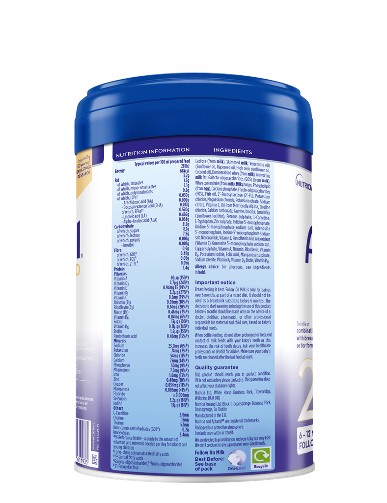 Sữa Aptamil Advanced Anh lon 800g