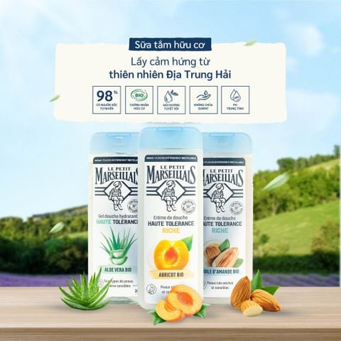 Sữa tắm hữu cơ Le Petit Marseillais Pháp