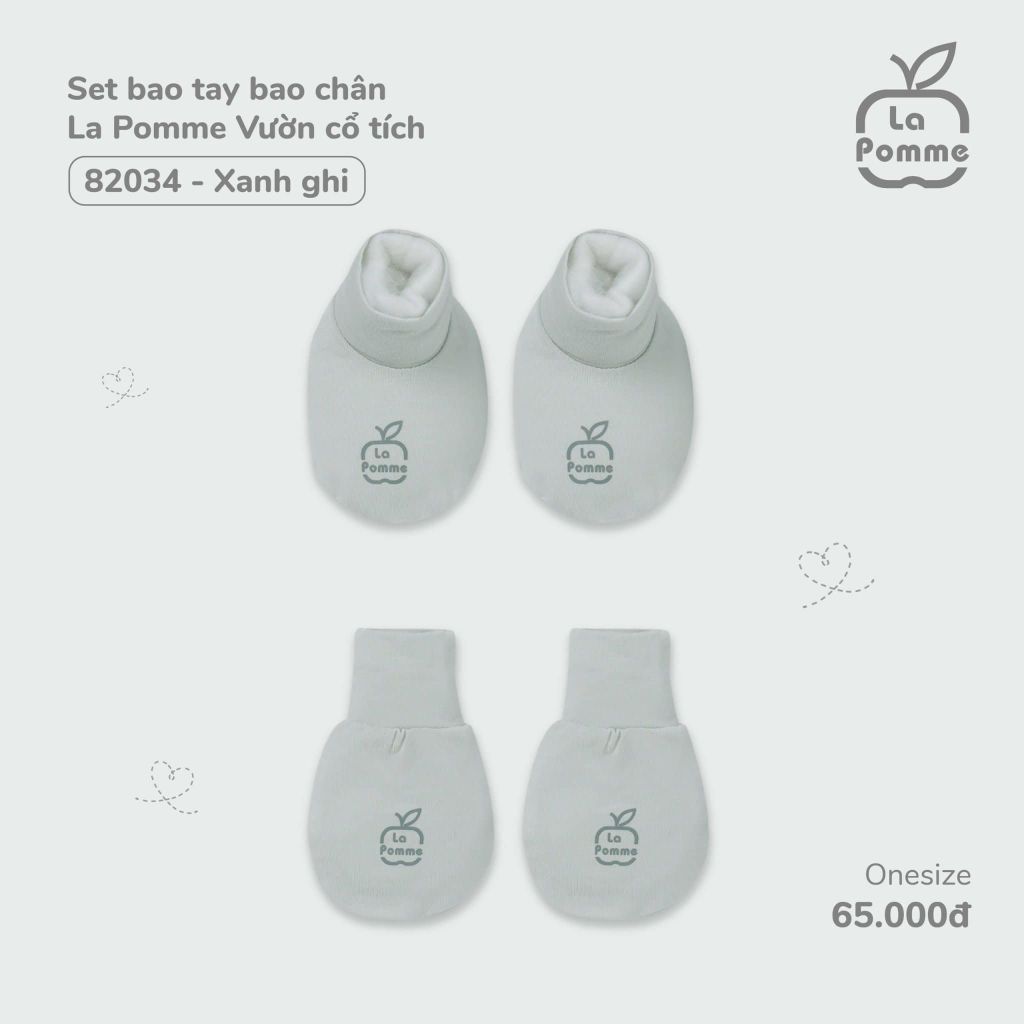 Set bao tay chân La Pomme Vườn cổ tích 0189