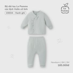 Bộ dài tay cài lệch La Pomme Vườn cổ tích 0186