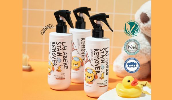 Nước xịt tẩy vết bẩn thuần chay Lalabebe K-MOM