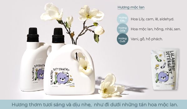 Nước giặt thuần chay Lalabebe K-MOM