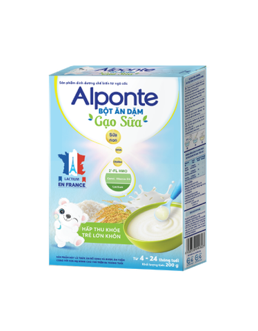 Bột ăn dặm Alponte