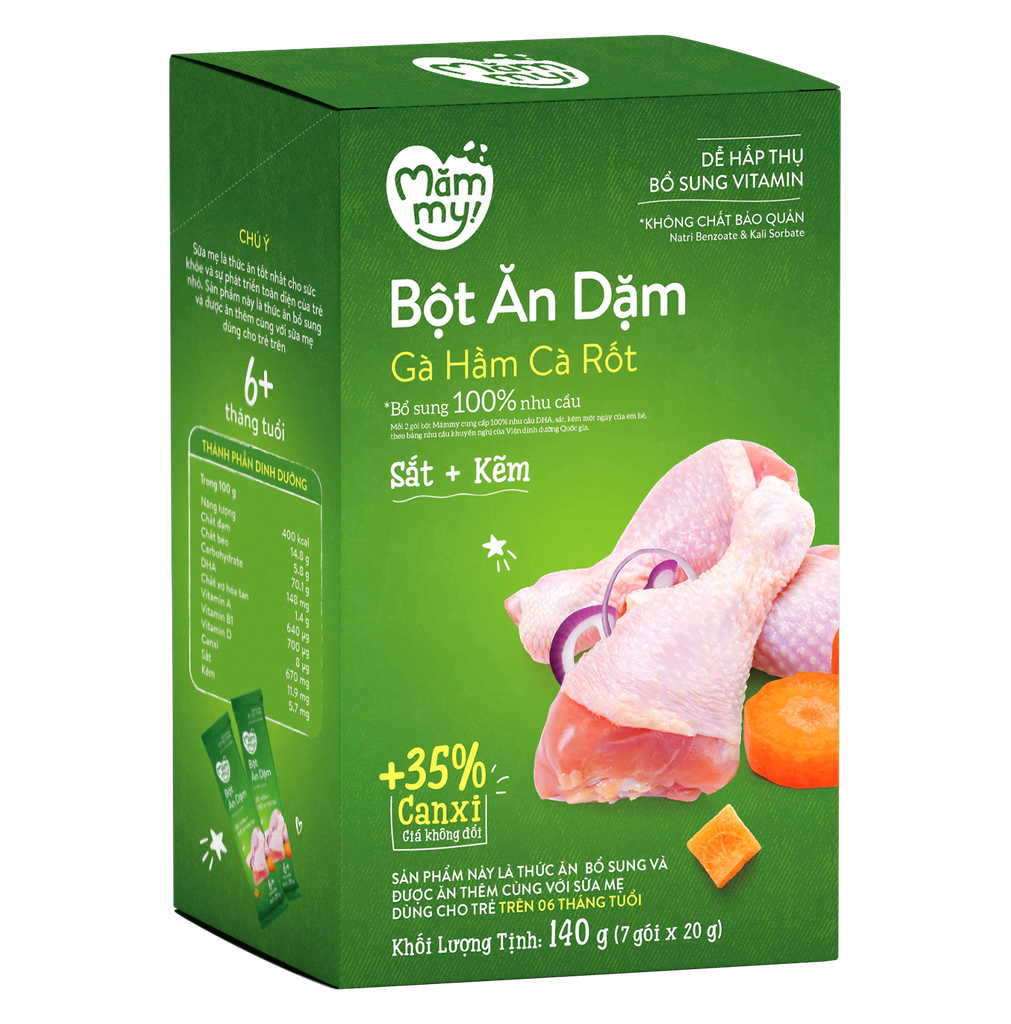 Bột ăn dặm Măm My 6M+