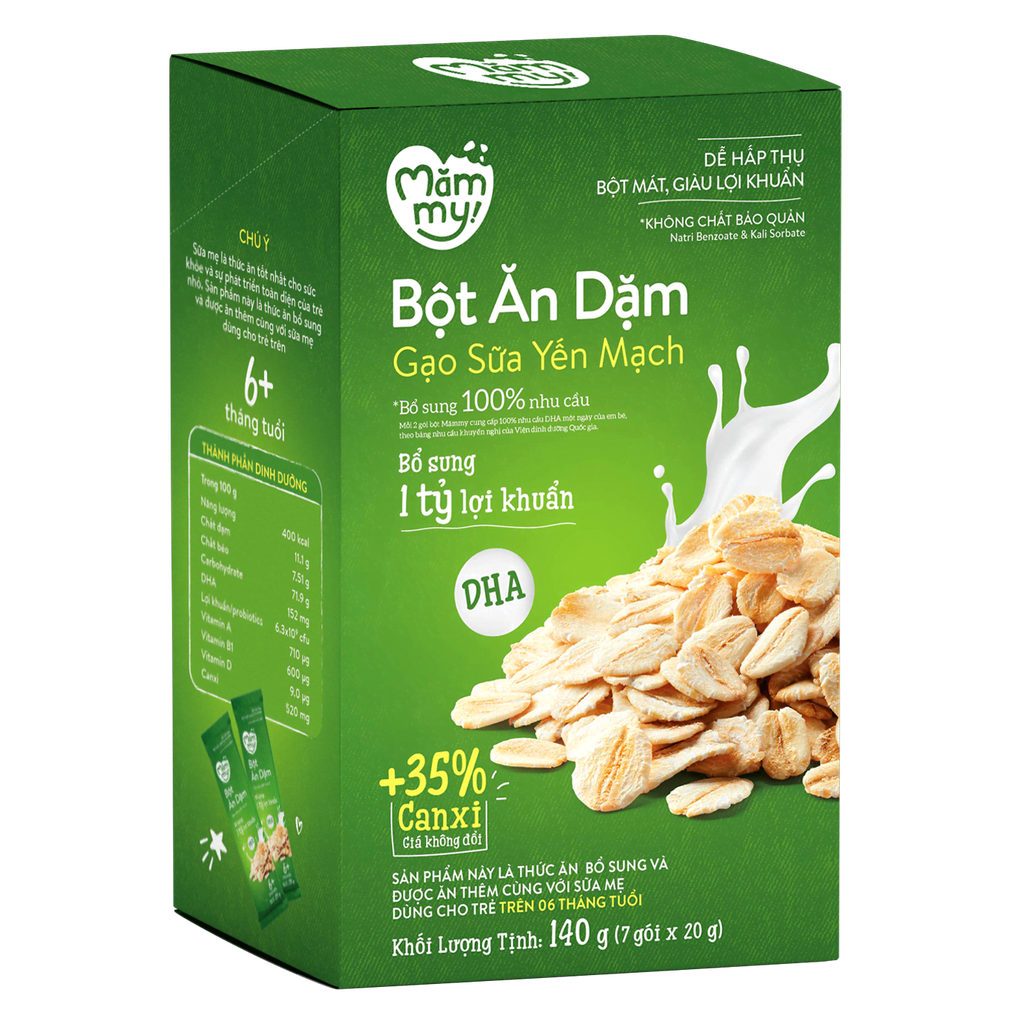 Bột ăn dặm Măm My 6M+