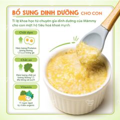 Cháo gạo sữa mix hạt Măm My hộp giấy 7 gói