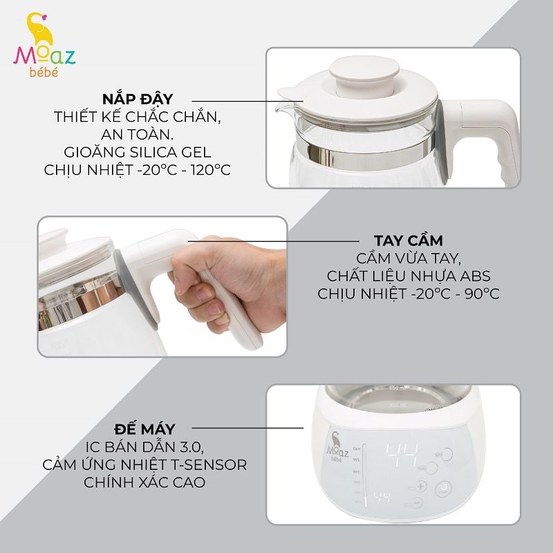 Máy đun nước Moazbebe MB002