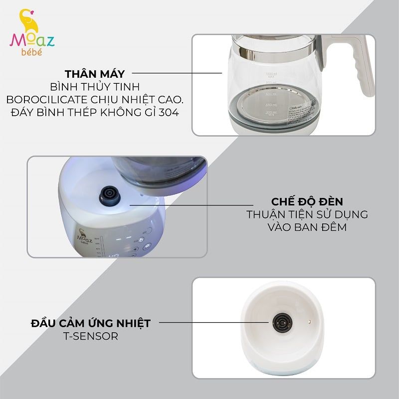 Máy đun nước Moazbebe MB002