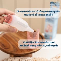 Bộ dụng cụ hỗ trợ uống thuốc Molli