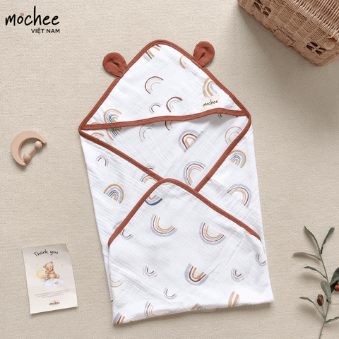Ủ choàng xô tai gấu Mochee
