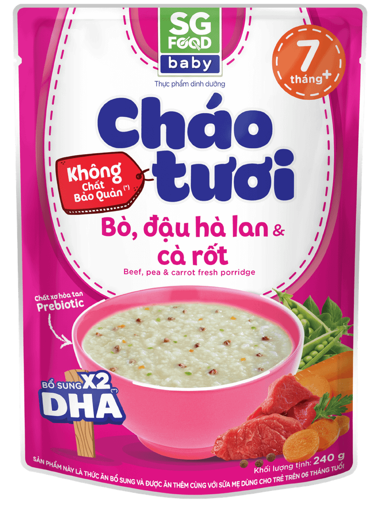 Cháo tươi gói SG Food
