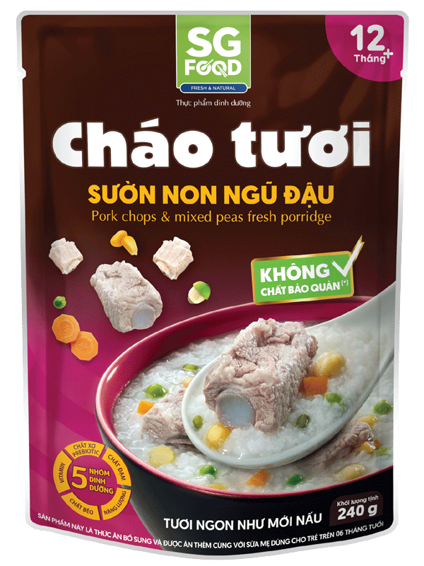 Cháo tươi gói SG Food
