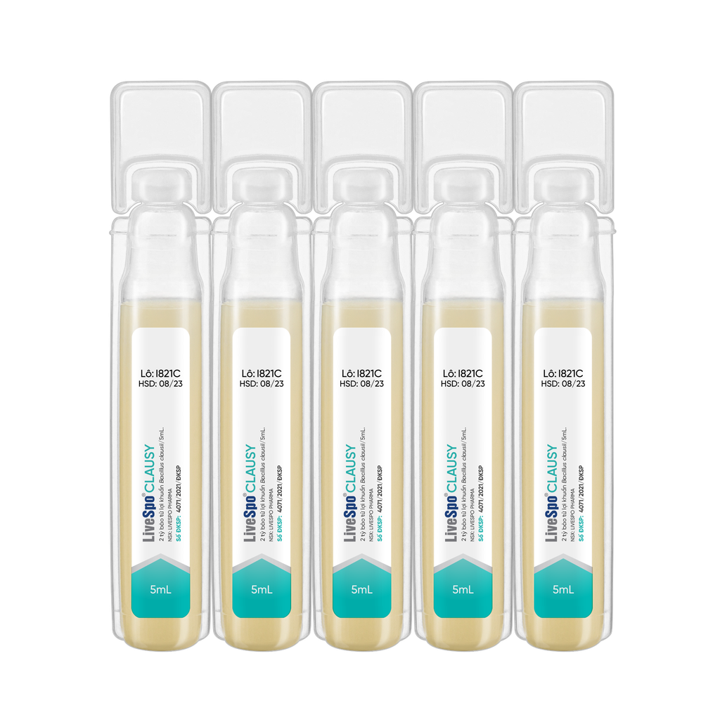 Bào tử lợi khuẩn LiveSpo CLAUSY hỗ trợ rối loạn tiêu hóa