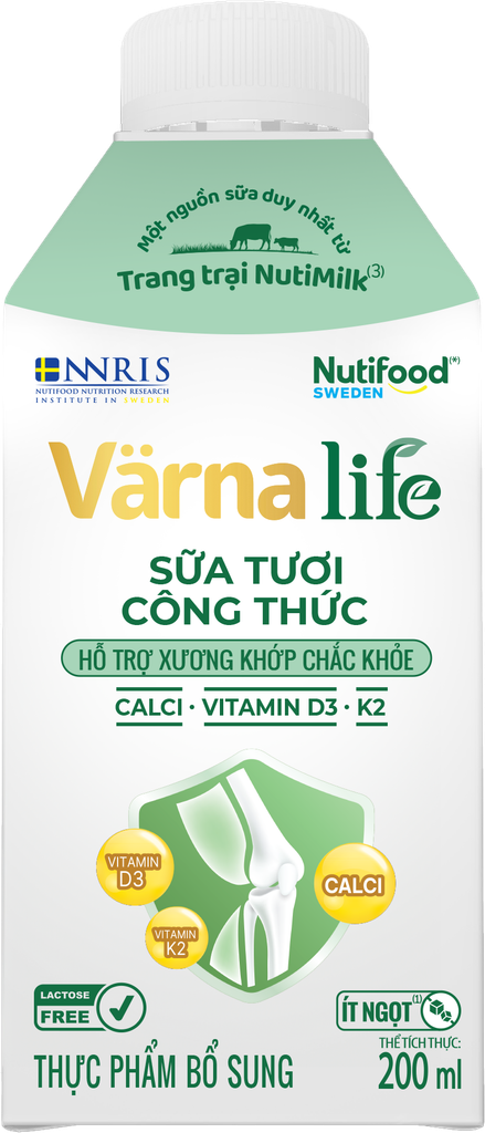 Sữa tươi công thức Varna Life lốc 6 hộp