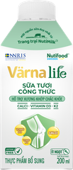 Sữa tươi công thức Varna Life lốc 6 hộp