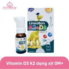Xịt Vitamin D3K2 LineaBon 10ml 0M+