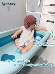 Chậu tắm Honper kèm nhiệt kế HP112