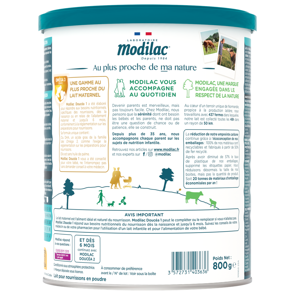 Sữa Modilac Doucéa 800g