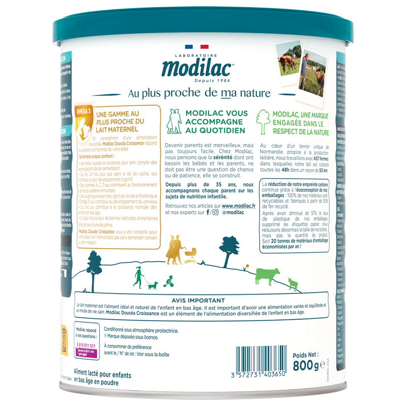 Sữa Modilac Doucéa 800g