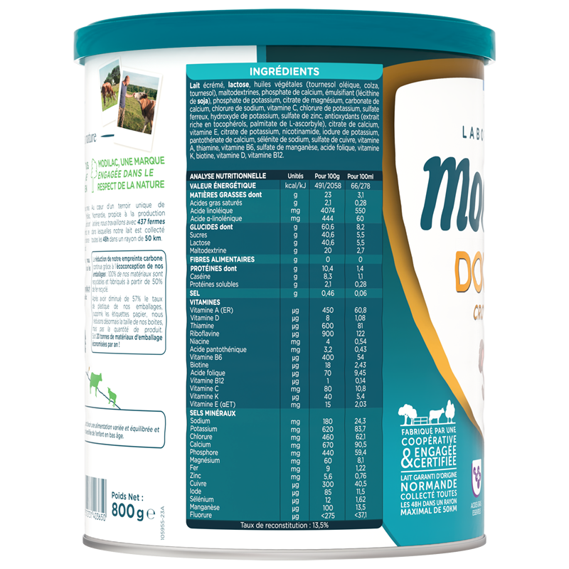 Modilac Expert Doucéa Lait 1er âge 800g