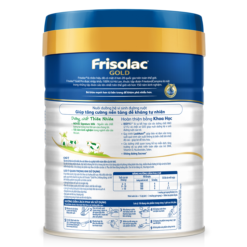 Sữa Frisolac Gold PRO 850g