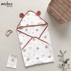 Ủ choàng xô tai gấu Mochee